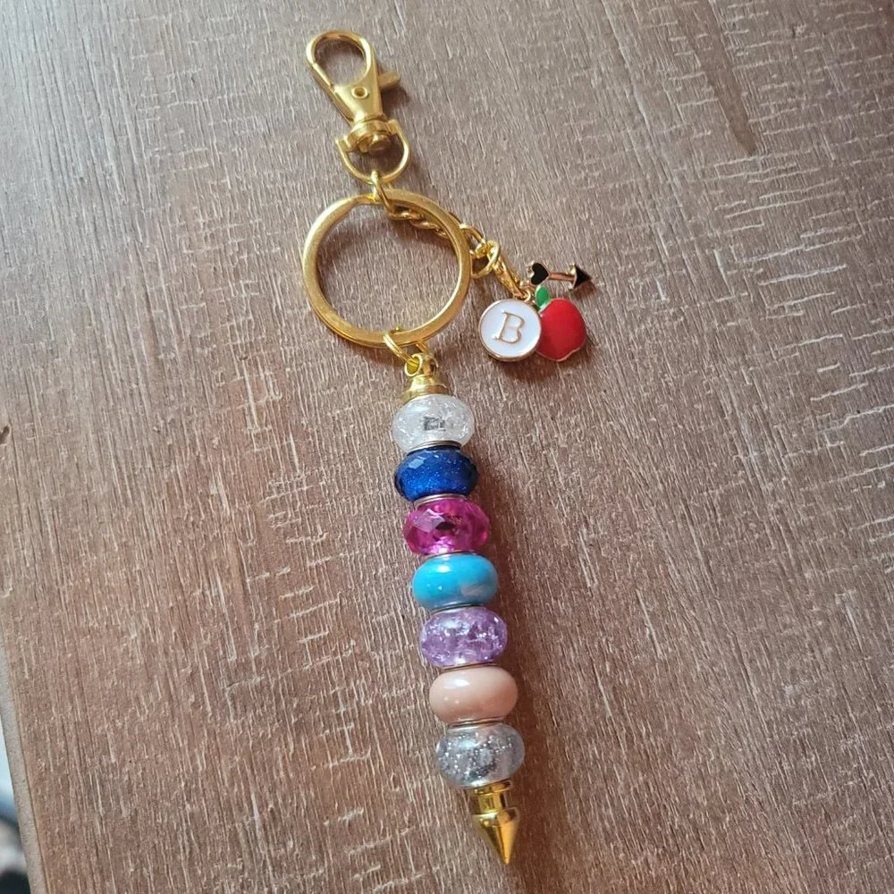 Beaded Handcrafted Initial 
